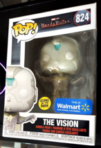 The White Vision GITD Funko Pop 824 Marvel Wandavision glow dark avengers mcu - £15.67 GBP