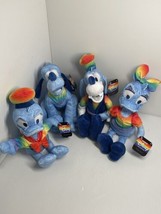 Pride Rainbow Disney Plush Pluto Goofy Daisy Donald Duck Set Of 4 New With Tags - £29.85 GBP