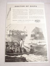 1957 Ad Socony Mobil Oil Company, New York, N.Y. Doctor of Ships - $7.99