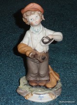 ULTRA RARE Capodimonte Shoe Shine Boy Figurine Italy Collectible Christmas Gift! - £116.29 GBP