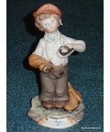 ULTRA RARE Capodimonte Shoe Shine Boy Figurine Italy Collectible Christm... - $145.49