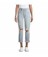 No Boundaries Women&#39;s Juniors Hi Rise Girlfriend Jeans Size 21 Destructe... - $30.51 CAD
