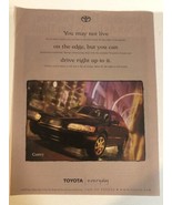 1998 Toyota Camry Vintage Print Ad Advertisement pa13 - $6.92