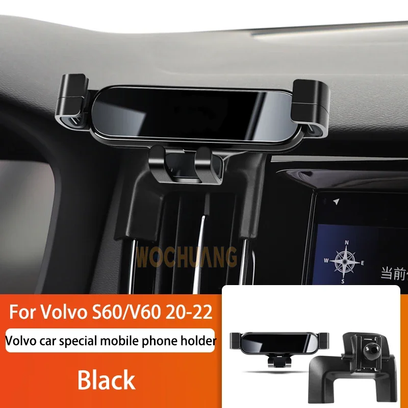 Car Mobile Phone Holder For Volvo S60 V60 2020-2022 360 Degree Rotating GPS - £20.88 GBP