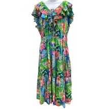 Lauren Ralph Black Label Women&#39;s Hawaiian Dress Size 18 SKU 1270 - £28.24 GBP