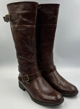 Kim Rogers Rikki Below the Knee Brown Faux Leather Boot - Size 8M - £21.04 GBP
