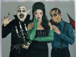 Bill Leff Svengoolie Nostalgiafertoo Vampire Goon Squad MeTV Signed 8x10... - $296.99