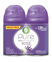 Air Wick Pure Automatic Spray Refill, Lavender and Chamomile, 2 Pack - £11.77 GBP