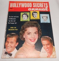 #3 1957 HOLLYWOOD SECRETS ANNUAL  MAGAZINE Natalie Wood Cover - ELVIS PR... - $29.69