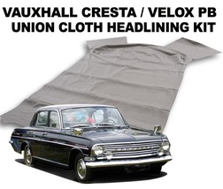 VAUXHALL CRESTA / VELOX PB GREY UNION CLOTH HEADLINING KIT - $360.93