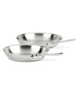 All-Clad D3 3-Ply Stainless Steel Fry Pan Set 2 Piece, 8, 10, Inch Induc... - $97.99+