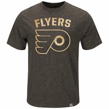 NWT NHL Philadelphia Flyers Men&#39;s Short Sleeve Gray Tee Shirt - £14.11 GBP