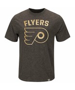 NWT NHL Philadelphia Flyers Men&#39;s Short Sleeve Gray Tee Shirt - £14.41 GBP