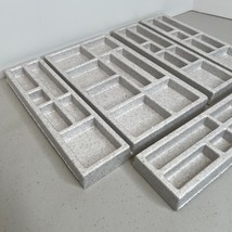 Vintage 80s 1986 MB Fortress America Board Game Parts 5 Styrofoam Trays - $9.46