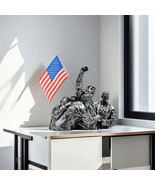1pc Resin Trump 2024 Rally Statue with American Flag - Political Theme F... - $46.81 CAD