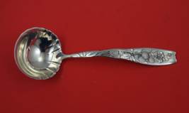 Berry by Whiting Sterling Silver Gravy Ladle w/ raspberries 7 3/4&quot; - £302.93 GBP