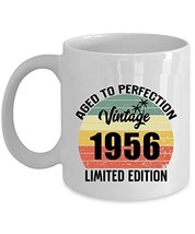 Vintage Sunset Summer 1956 Coffee Mug 15oz Ceramic Gift For Women, Men 66 Years  - £15.53 GBP