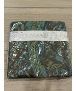 Naturally Knotty 100% Silk Jacquard Shawl Wrap 26&quot; x 77&quot; With 1&quot; Fringe ... - $19.80