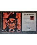 ALICE COOPER Signed Album Insert X4 – Bruce, Dunaway, Smith 12”x12” w/COA - £542.18 GBP