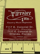 Vintage Matchbook The Tiffany Inn Orlando gmg Unstruck County Music Nightclub - £9.89 GBP