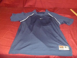 Nike Fit Dry Team Dark Blue Short Sleeve Lightweight Youth Boys Kids Shirt S - £12.67 GBP