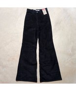 Levi&#39;s Ribcage Black Corduroy High Rise Flare Bellbottom Pants - Women&#39;s... - $49.95