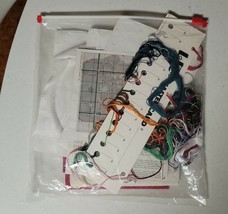 Mystery Cross Stitch started project Floss Needles Fabric Instructions Snowman - £3.55 GBP