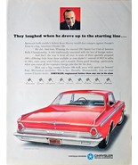 Chrysler Motors Corporation 300 2 Door Hardtop 1964 Vintage Print Ad - $14.78 CAD
