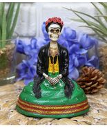 Ebros Mexican Dias De Los Muertos Sitting Lady Skeleton DOD Statue 4&quot;Tall - €20,60 EUR