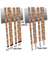 Cuff Bracelet patterns Loom, Even-Odd Peyote Stitch, Miyuki Delica-Preci... - $6.78 CAD+