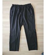 Components Black Elastic Waistband Dress Pants Women&#39;s Size 16W, Black - $13.66 CAD