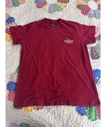 Guiness Hopstore Dublin Ireland V neck T shirt red 100% cotton - €21,33 EUR