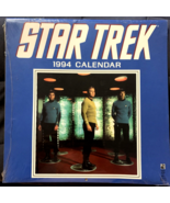 Vintage 1994 Star Trek Original Series Wall Calendar by Pocket Books ~ S... - $27.12 CAD