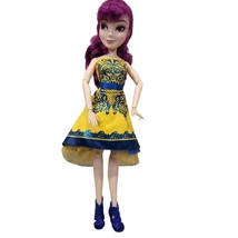 Disney Descendants 2 Mal Isle Of The Lost Doll Figure Yellow Dress Action Figure - £14.82 GBP
