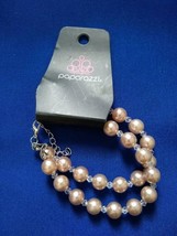 Paparazzi bracelet pink faux pearls double strand new jewelry accessories - £7.90 GBP