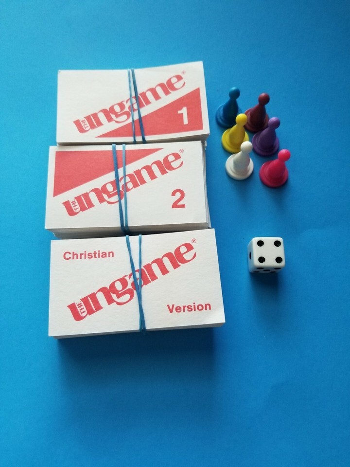 THE UNGAME BOARD GAME 1989 FAMILY CHRISTIAN SELF EXPRESSION GAME USED Item image 4