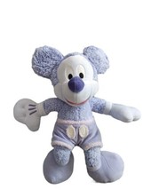 15&quot; Mickey Mouse Doll Mickey Cozy Lavender Purple Soft Disney Store Exclusive  - £11.29 GBP