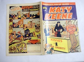 COVER ONLY Katy Keene #4 1951 Katy, Sis, and Randy Kissing Booth - £10.23 GBP