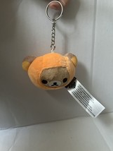 Rilakkuma Halloween Pumpkin San-X keychain Stuffed plush Toy - $11.39