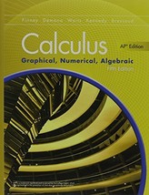 ADVANCED PLACEMENT CALCULUS 2016 GRAPHICAL NUMERICAL ALGEBRAIC FIFTH EDI... - £35.29 GBP