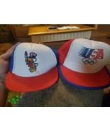 1984 Vintage McDonald’s USA Olympics Snapback Trucker Hat Bundle- Read D... - £31.74 GBP