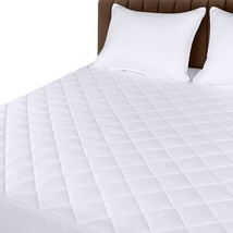Utopia Bedding Quilted Fitted Mattress Pad (Queen) - Elastic Fitted Mattress - £26.28 GBP