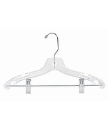 Only Hangers Children&#39;s Clear Plastic Suit Hanger w/Clips - 14&quot; (100) - $43.95+