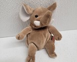 Mango Teddy Bear Co. 5&quot; Elephant Backpack Clip Plush Stuffed Animal Zip ... - £23.58 GBP