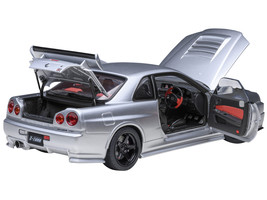 Nissan Nismo R34 GT-R Z-TUNE RHD (Right Hand Drive) Silver Metallic 1/18 Model C - £207.02 GBP