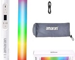 Amaran PT1c RGB Tube Light, 4 Pixel-Mappable CCT 2700K to10,000K RGB Lig... - $257.99