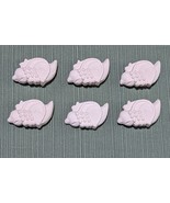 Set of Six Ceramic Bisque Cornucopia Magnets Ready to Paint - £4.66 GBP