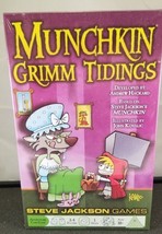 Munchkin Grimm Tidings Steve Jackson Games Card Game 3-4 Players Ages 10+ NEW - £17.10 GBP