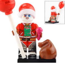 Santa Harley Quinn WM6104 2080 minifigure - $2.69