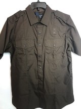 5.11 Tactical Shirt Size Medium Taclite PDU Class A Duty Brown Women Cotton Poly - $17.97